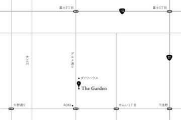 The Garden一宮　地図