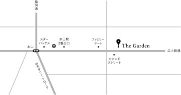 TheGarden名古屋本山店　地図